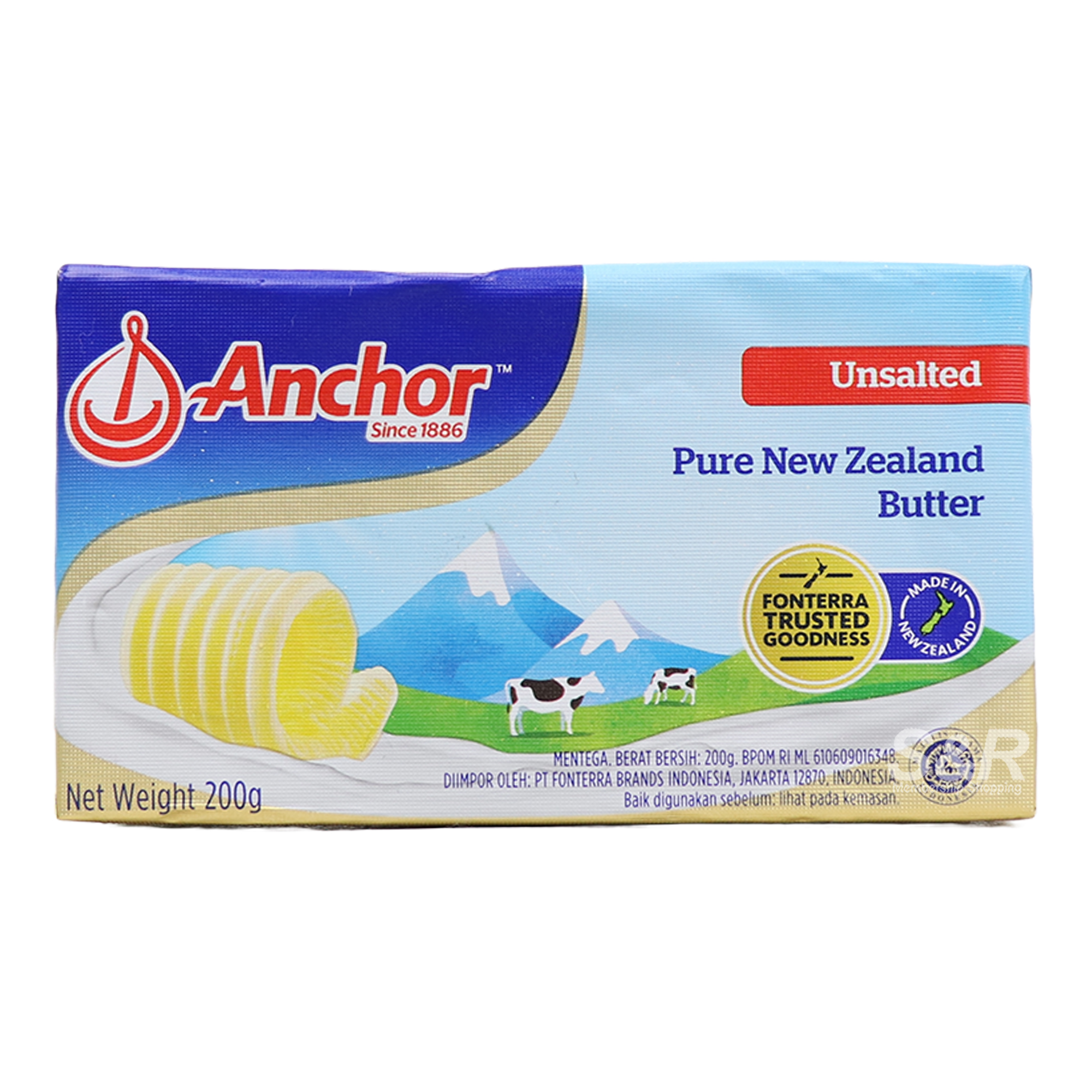 Anchor Unsalted Butter 200g